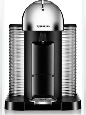 Nespresso Silver & Black Capsule Espresso Machine